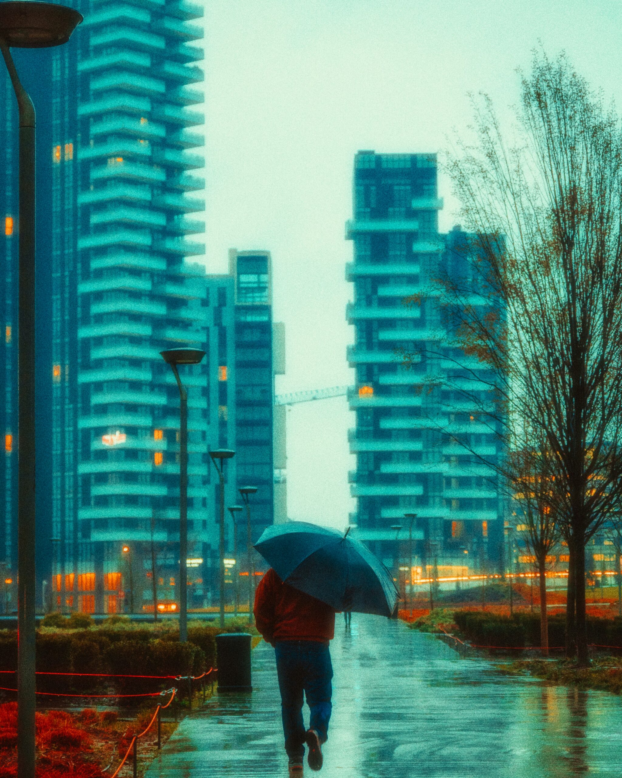 Cold damp weather and winter humidity in France