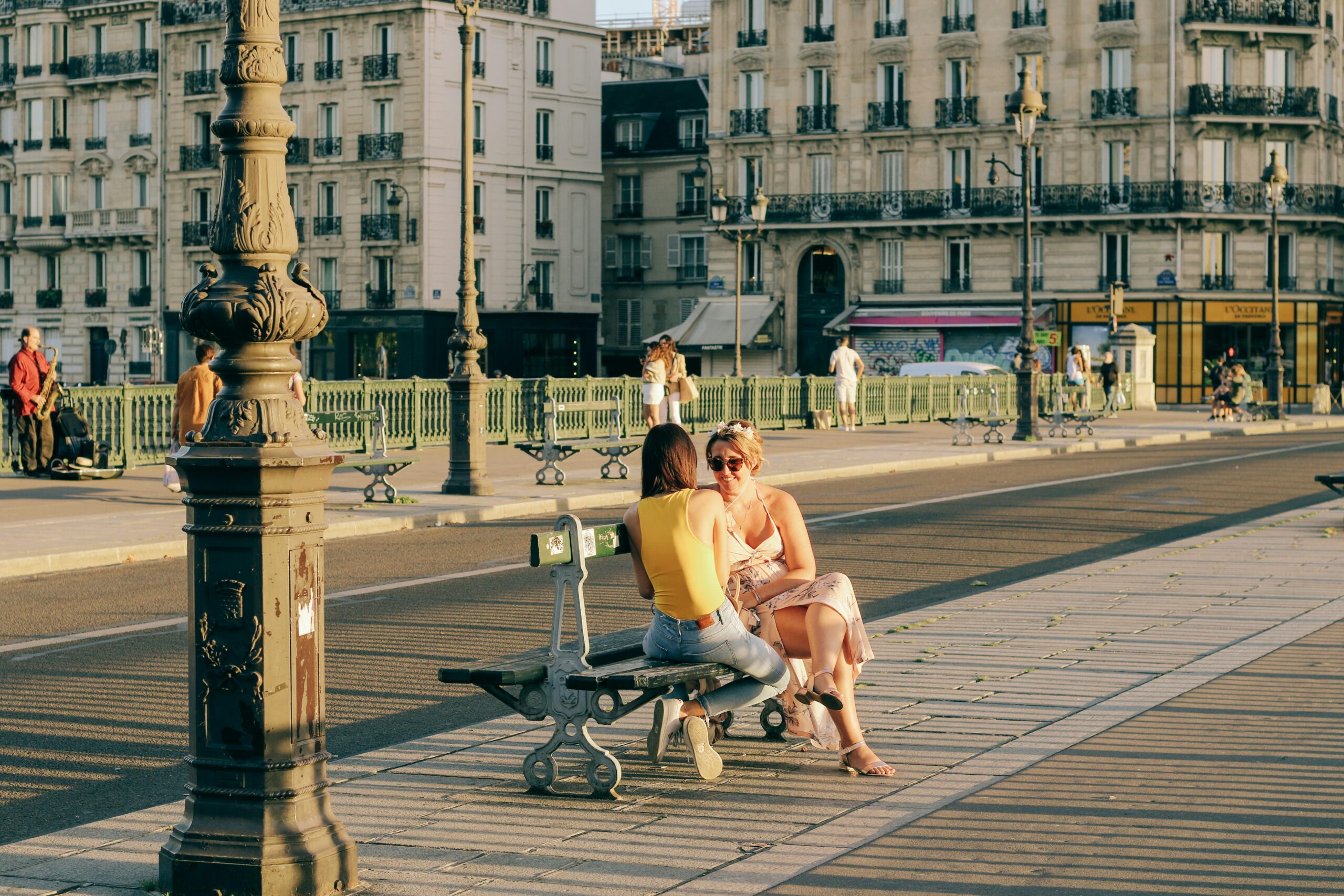 Café and street life in France after moving abroad