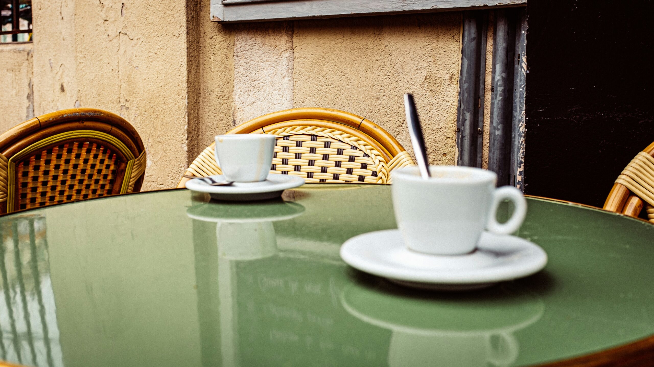 French everyday culture and social routine in a local café