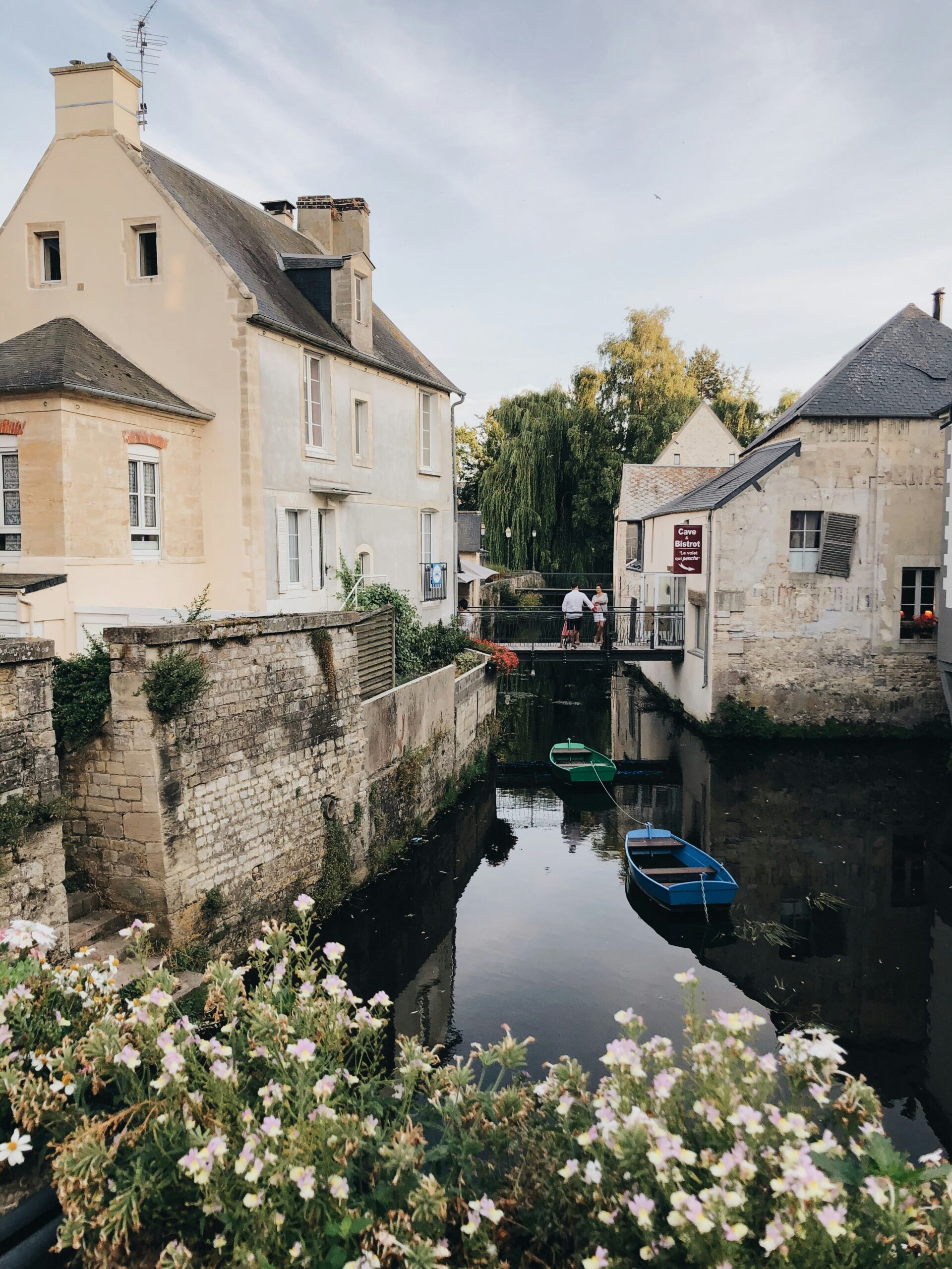 Walkable French town as a practical alternative to isolated rural property