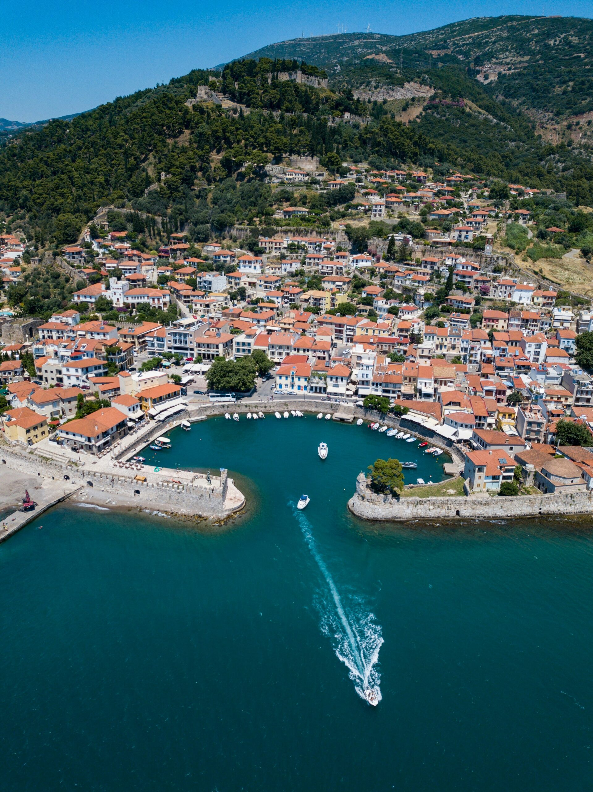 Everyday Greek town setting for retirees considering long-term aging abroad