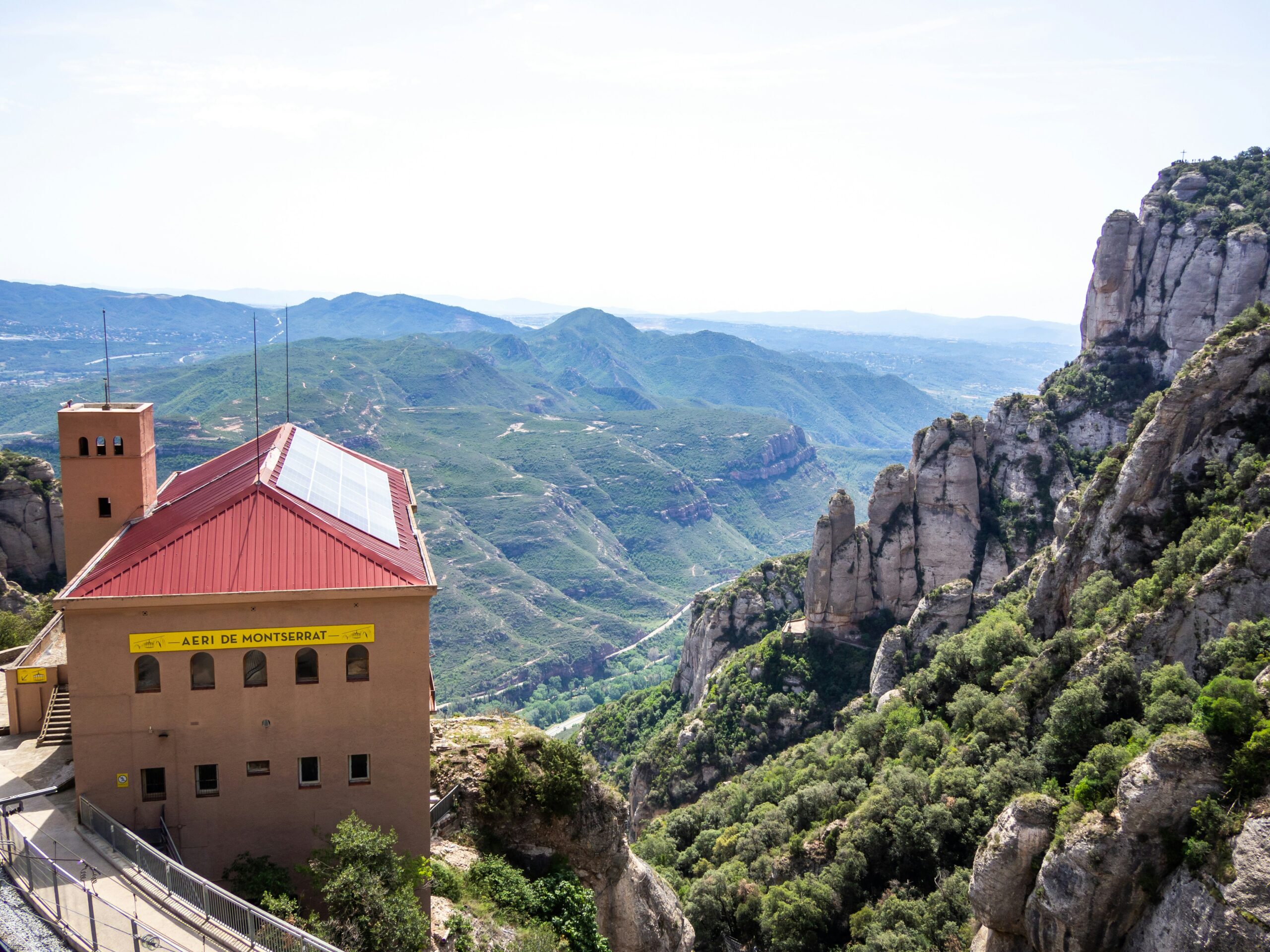 Open Spanish landscape showing dry seasonal weather and summer climate